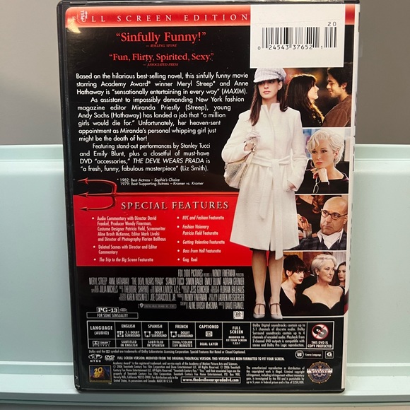 Devil Wears Prada DVD - Picture 3 of 4